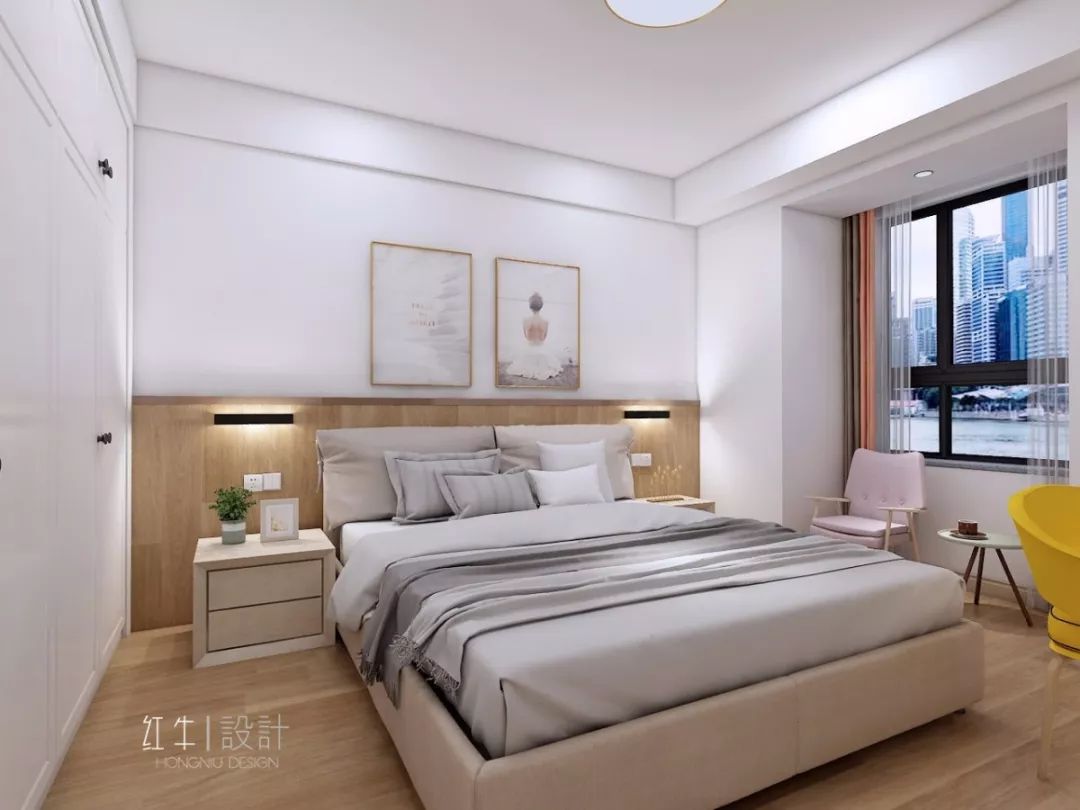 南京新都雅苑88平米現(xiàn)代簡(jiǎn)約風(fēng)格裝修  白橡木為基調(diào)05