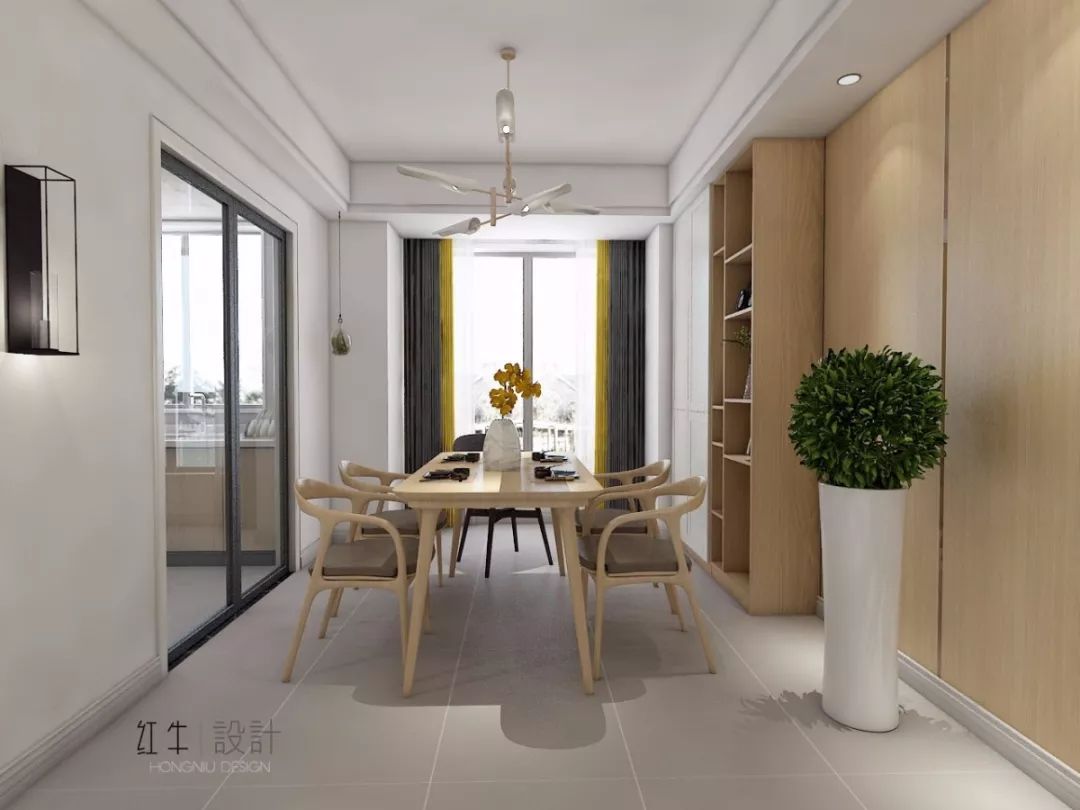 南京保利香檳國際126平米北歐風(fēng)格裝修  極致簡潔02