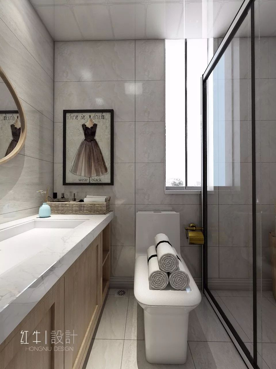 南京保利香檳國際126平米北歐風(fēng)格裝修  極致簡潔08