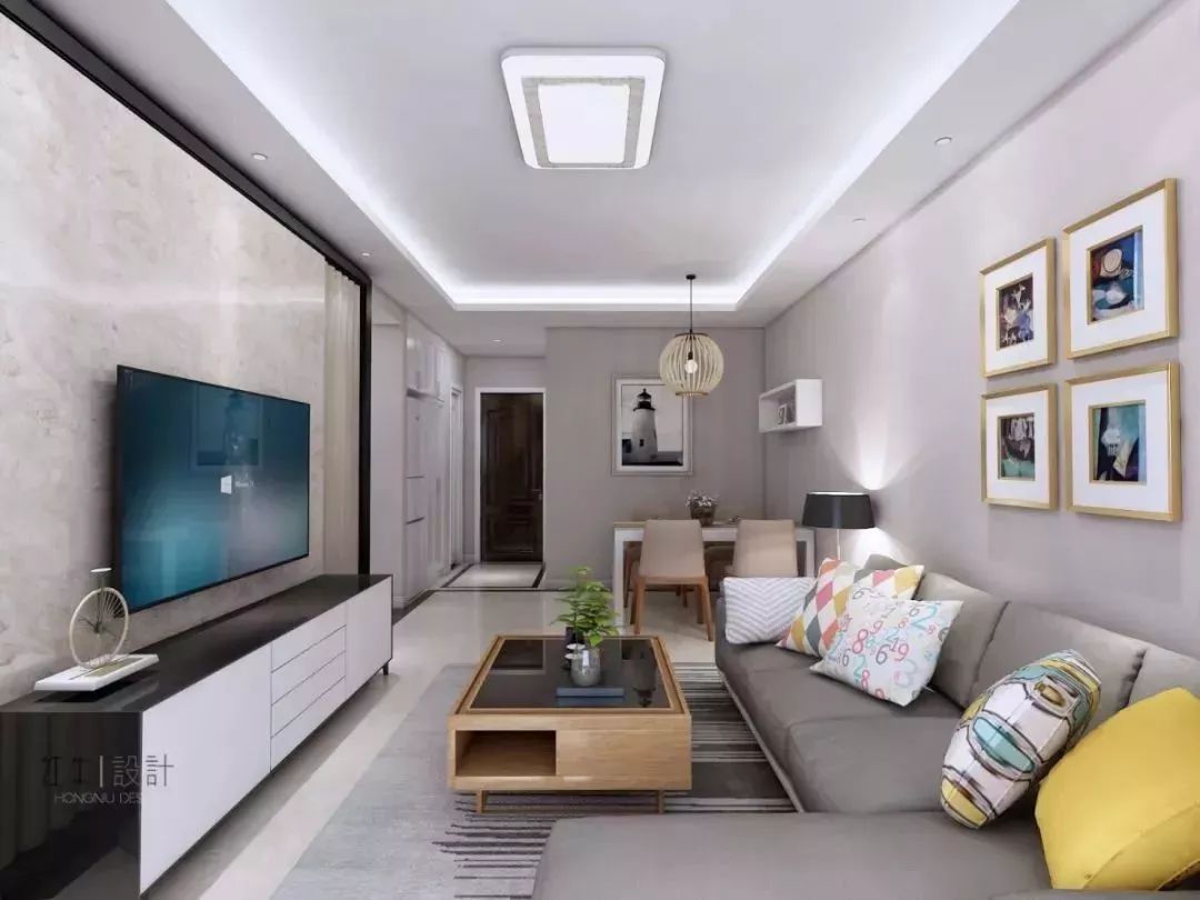 南京招商1872_89平米現(xiàn)代簡約風格裝修  簡約不簡單03