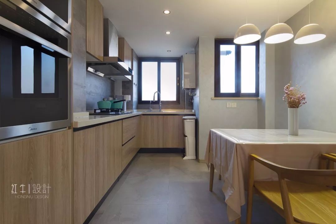 南京明月港灣105平米北歐風(fēng)格裝修  擁有獨立衣帽間與書房09廚房