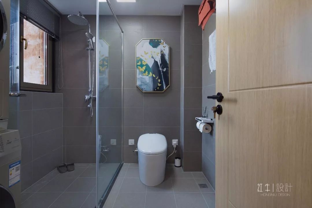 南京明月港灣105平米北歐風(fēng)格裝修  擁有獨立衣帽間與書房13衛(wèi)生間