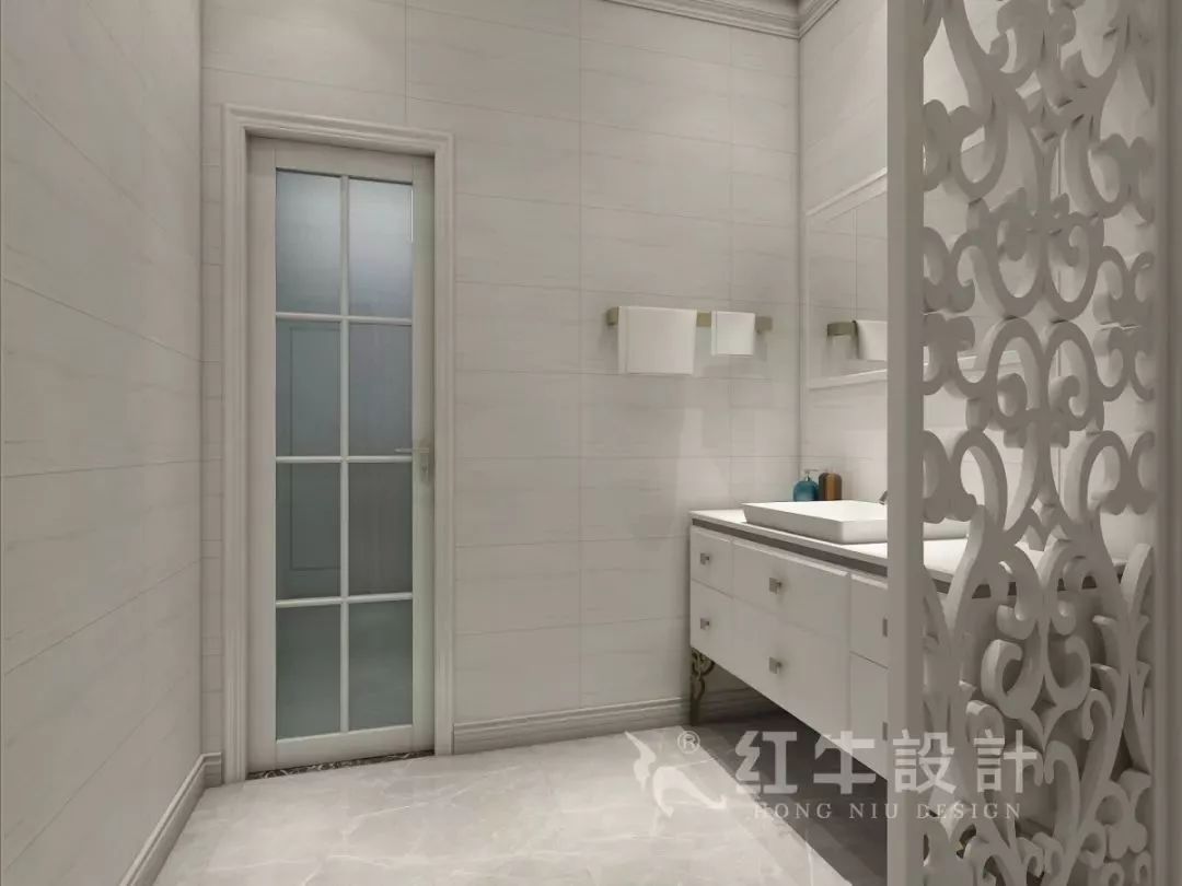 南京老房翻新--即便少掉一個衛(wèi)生間，也要單獨的衣帽間！18仇美蓉_康盛花園115㎡輕奢風(fēng)格裝修效果圖_衛(wèi)生間