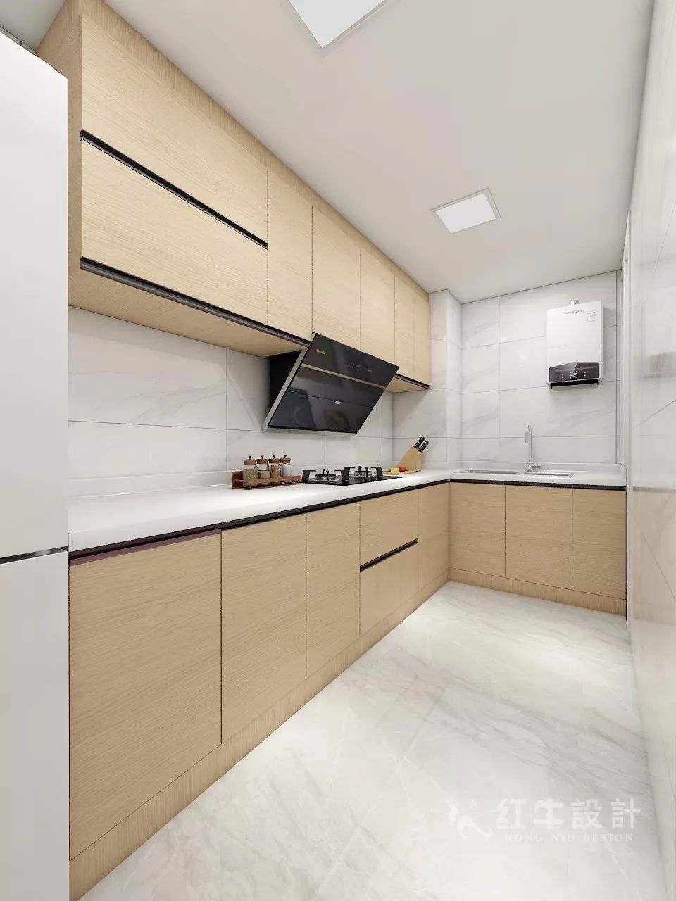 南京萬達(dá)茂99㎡北歐風(fēng)格--摒棄繁瑣的裝飾，打造簡潔明亮的家居空間！06廚房
