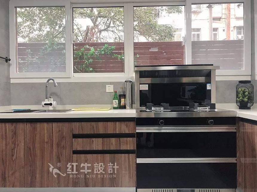 南京后宰門街75㎡北歐風(fēng)格--美翻了的家庭小院05廚房設(shè)計