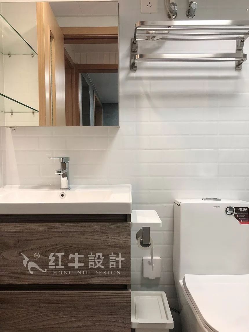 南京后宰門街75㎡北歐風(fēng)格--美翻了的家庭小院09衛(wèi)生間設(shè)計