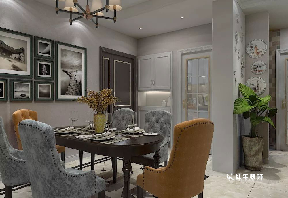 南京萬科光明城市115㎡簡美風(fēng)格--適合三代人的家居環(huán)境04餐廳設(shè)計(jì)+logo