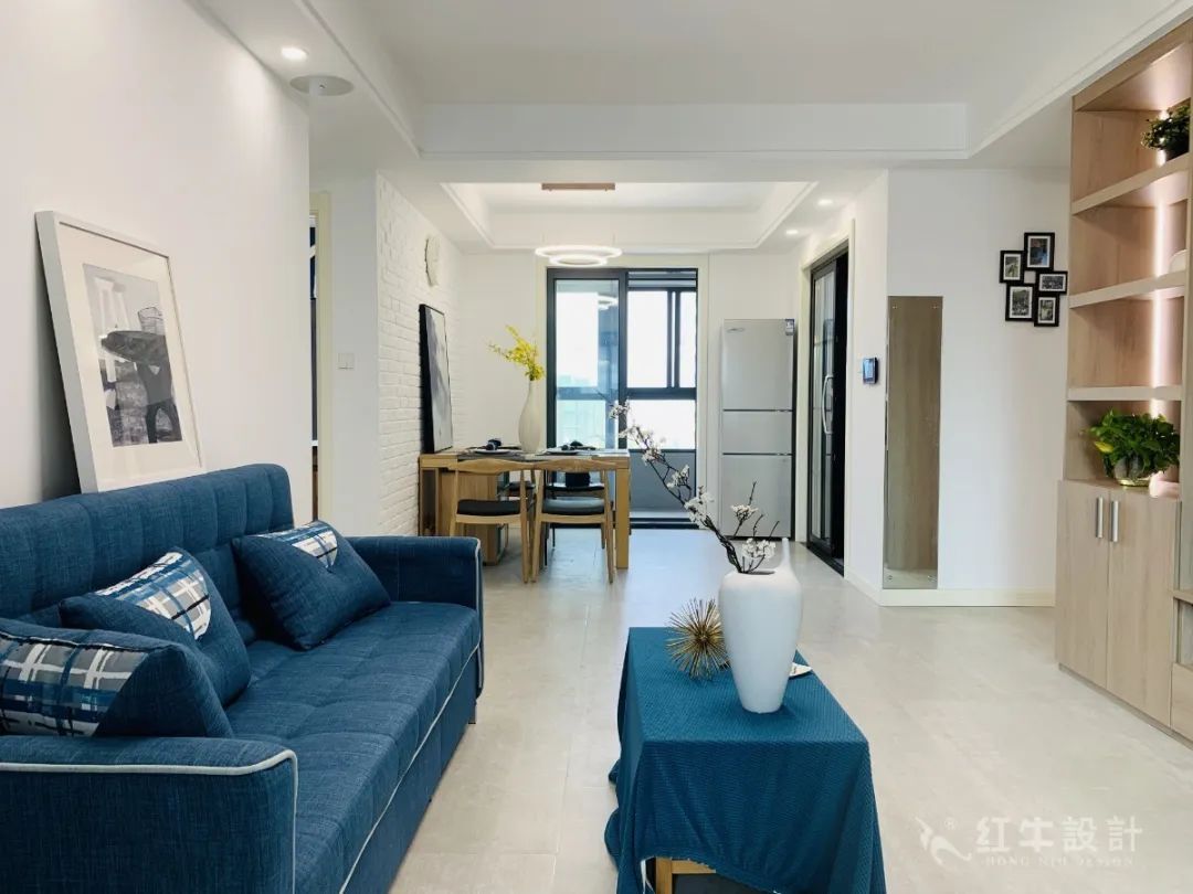 孟憲濤_保利國際社區(qū)115㎡現(xiàn)代北歐--簡潔明亮之家，一人獨居太愜意！01客餐廳