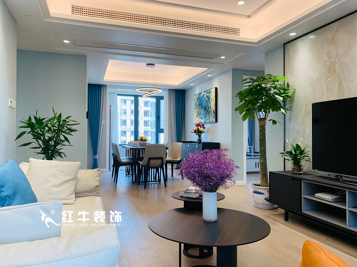 陸利民_保利國際社區(qū)3-2703-115㎡-現代風格（3室2廳1廚2衛(wèi)2陽臺￥183429）02客餐廳