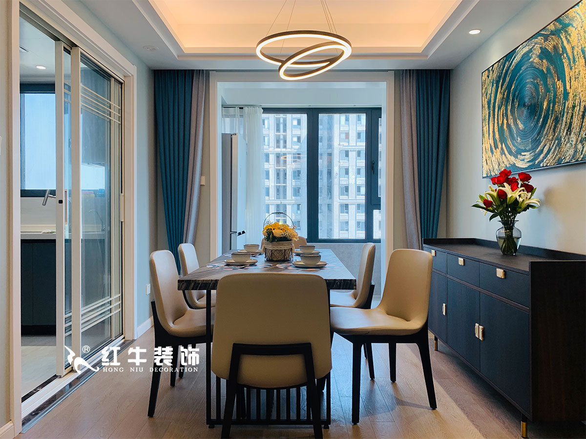 陸利民_保利國際社區(qū)3-2703-115㎡-現代風格（3室2廳1廚2衛(wèi)2陽臺￥183429）05餐廳