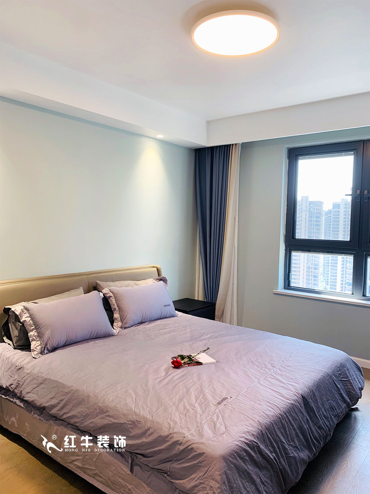 陸利民_保利國際社區(qū)3-2703-115㎡-現代風格（3室2廳1廚2衛(wèi)2陽臺￥183429）11主臥室