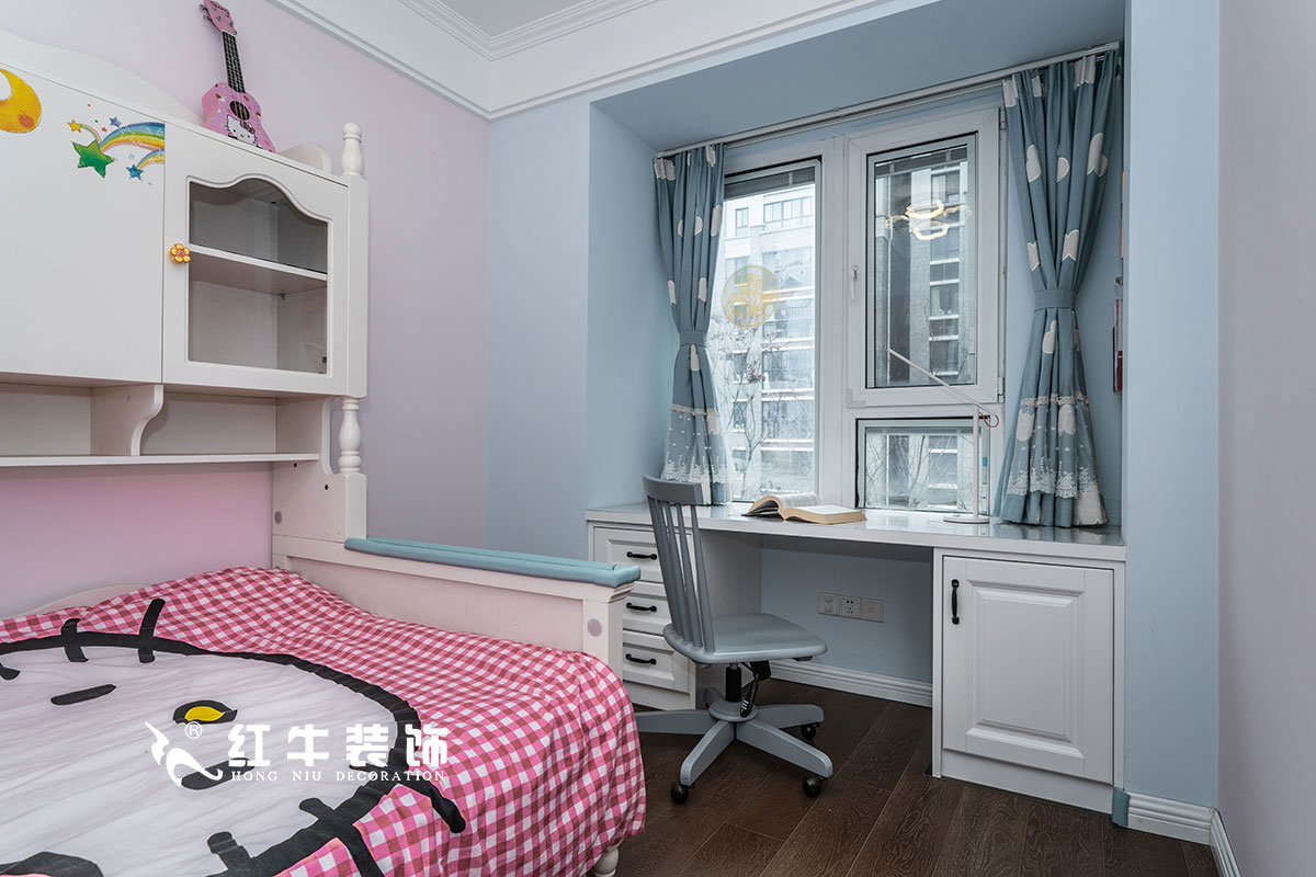 +logo_魏明花_華府國際-117㎡-簡美風格（3室2廳2衛(wèi)，全包16萬）13兒童房_華府-1