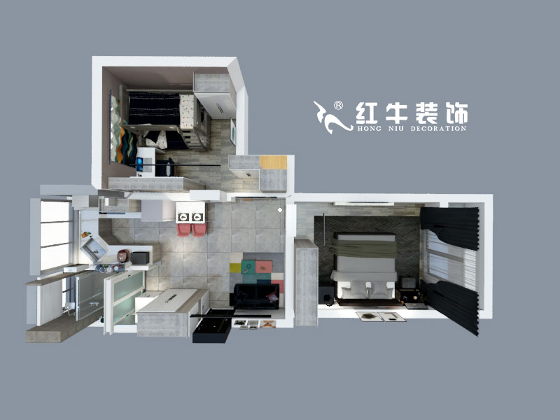 孟憲濤_高云嶺41號(hào)1-401-70㎡-現(xiàn)代風(fēng)格00鳥瞰圖