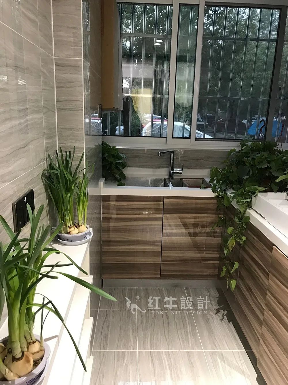 賈庭_景明佳苑75㎡現(xiàn)代簡約--看小戶型如何擠出3間臥室09廚房