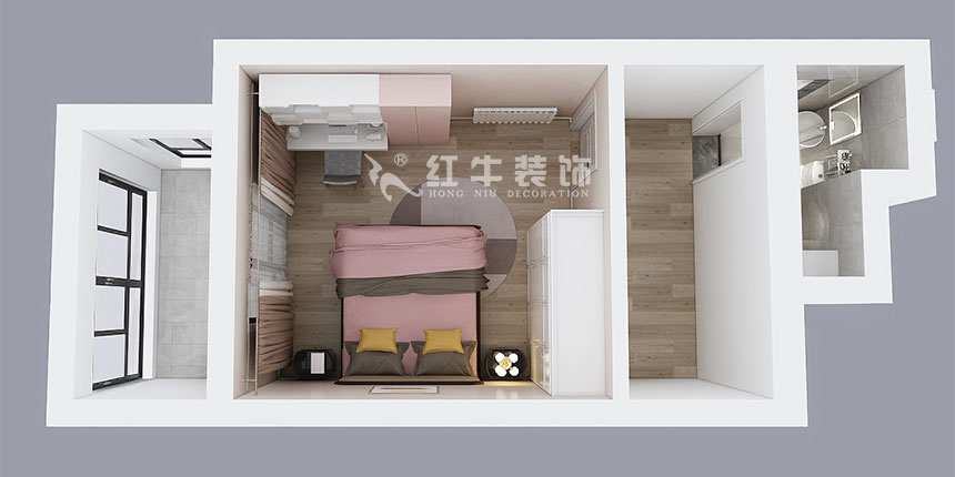 陶陽(yáng)_金陵名人居1-8號(hào)-602-120㎡-現(xiàn)代簡(jiǎn)約風(fēng)格_3室2廳2衛(wèi)（二手房裝修）_定制家￥129560_全包13萬(wàn)00_08鳥瞰圖二樓