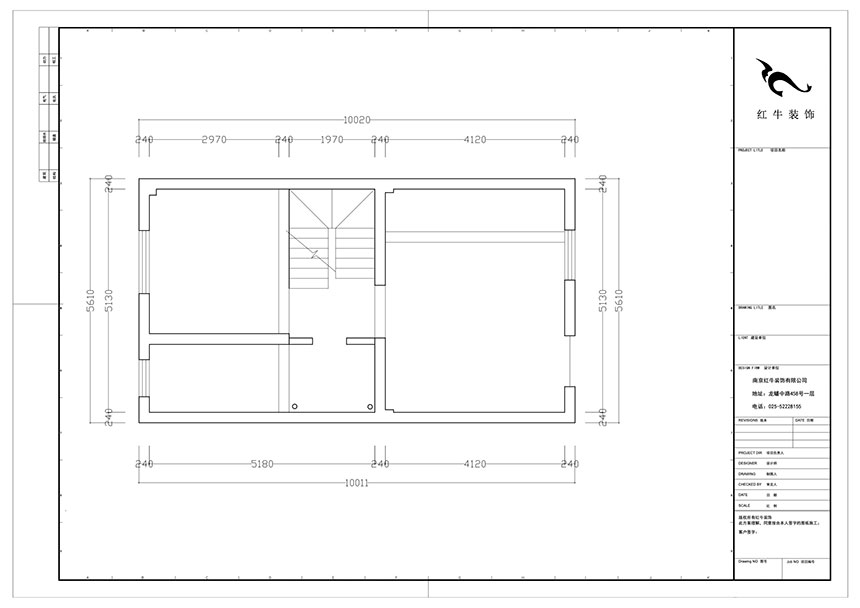 陸利民_香地美舍602-156㎡-新中式風格_5室2廳3衛(wèi)（新房裝修）_定制家￥208000_全包25萬00_02二層原始結(jié)構(gòu)圖