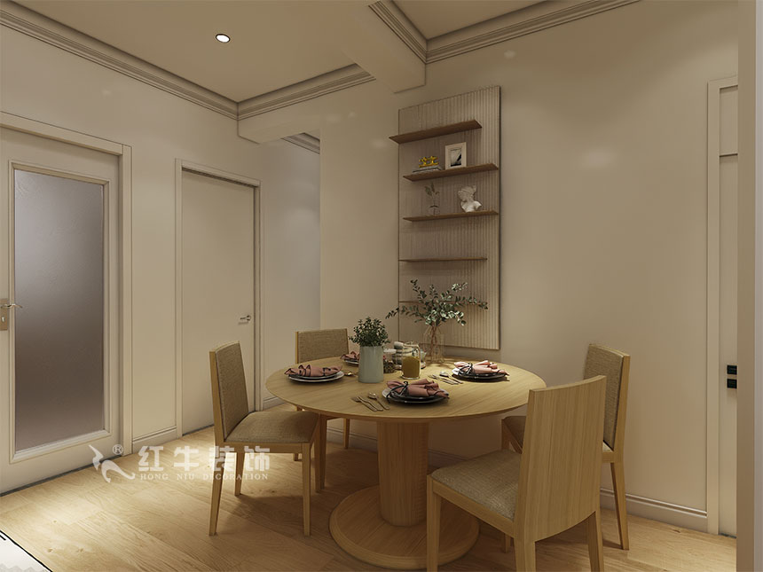 魏利利_津橋華府82㎡現(xiàn)代簡(jiǎn)約｜顛覆傳統(tǒng)客廳，即是休閑書(shū)吧又是影院07餐廳