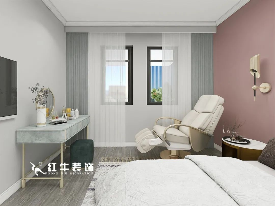 劉萍萍_仙龍灣山莊90㎡輕奢風(fēng)格｜加入一點(diǎn)金屬線條，這個(gè)家高級又溫柔！09