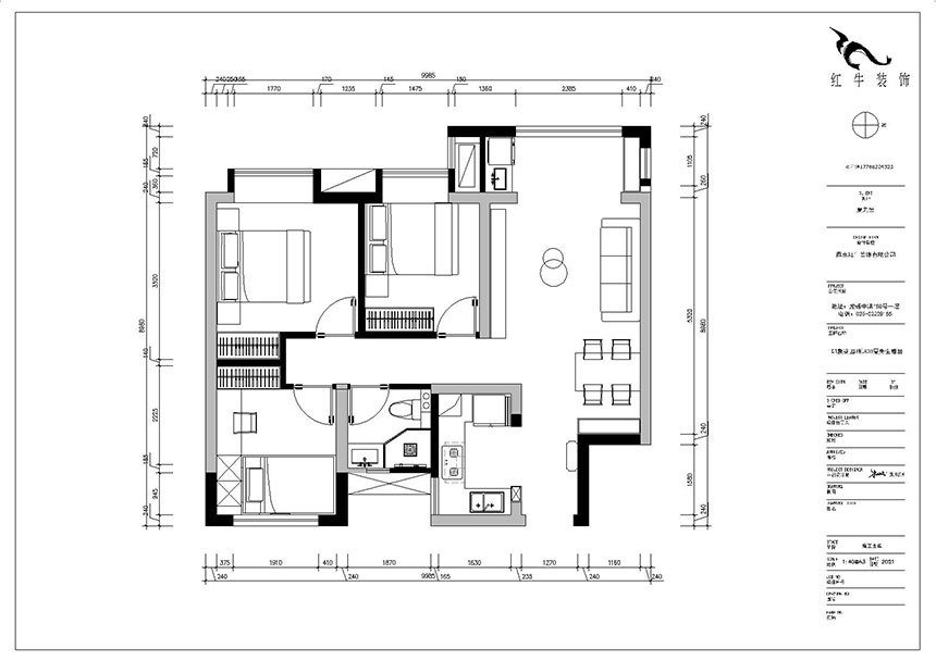 朱明琪_印象花園3-803-89㎡-現(xiàn)代輕奢風(fēng)格_3室2廳1衛(wèi)（新房裝修）_成品家￥100000_全包13萬(wàn)00_02平面布置圖