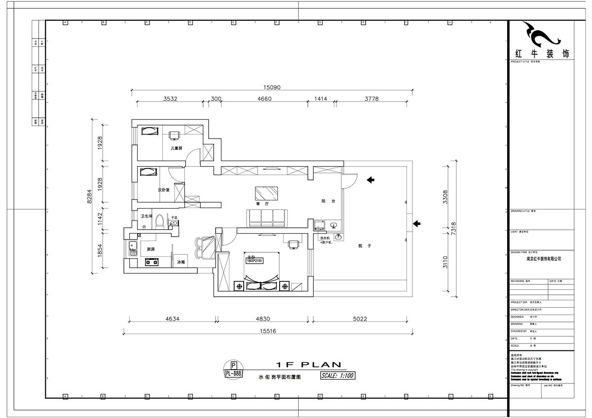 魏明花｜水佑崗22-2-103-80㎡-現(xiàn)代簡約風(fēng)格｜3室2廳1衛(wèi)｜二手房裝修｜成品家￥135494｜全包13