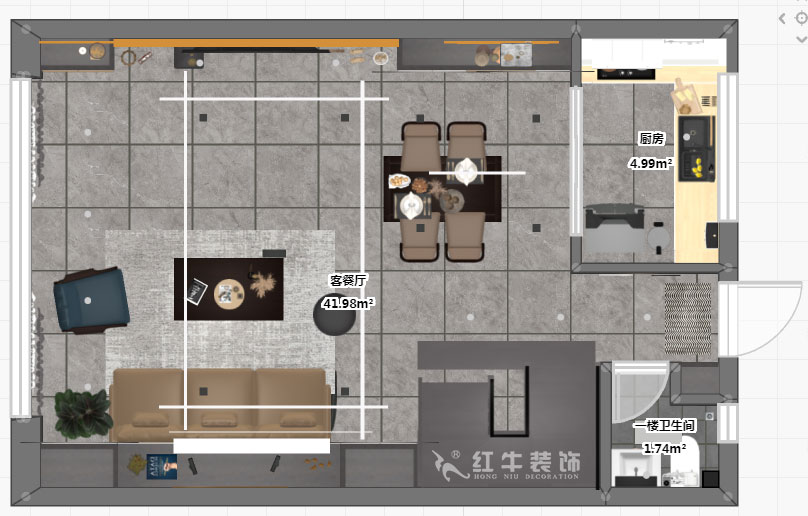 郭志成｜銀城千花溪3-505-130㎡-現(xiàn)代簡約風格｜3室2廳2衛(wèi)｜新房裝修｜定制家￥195986｜全包19