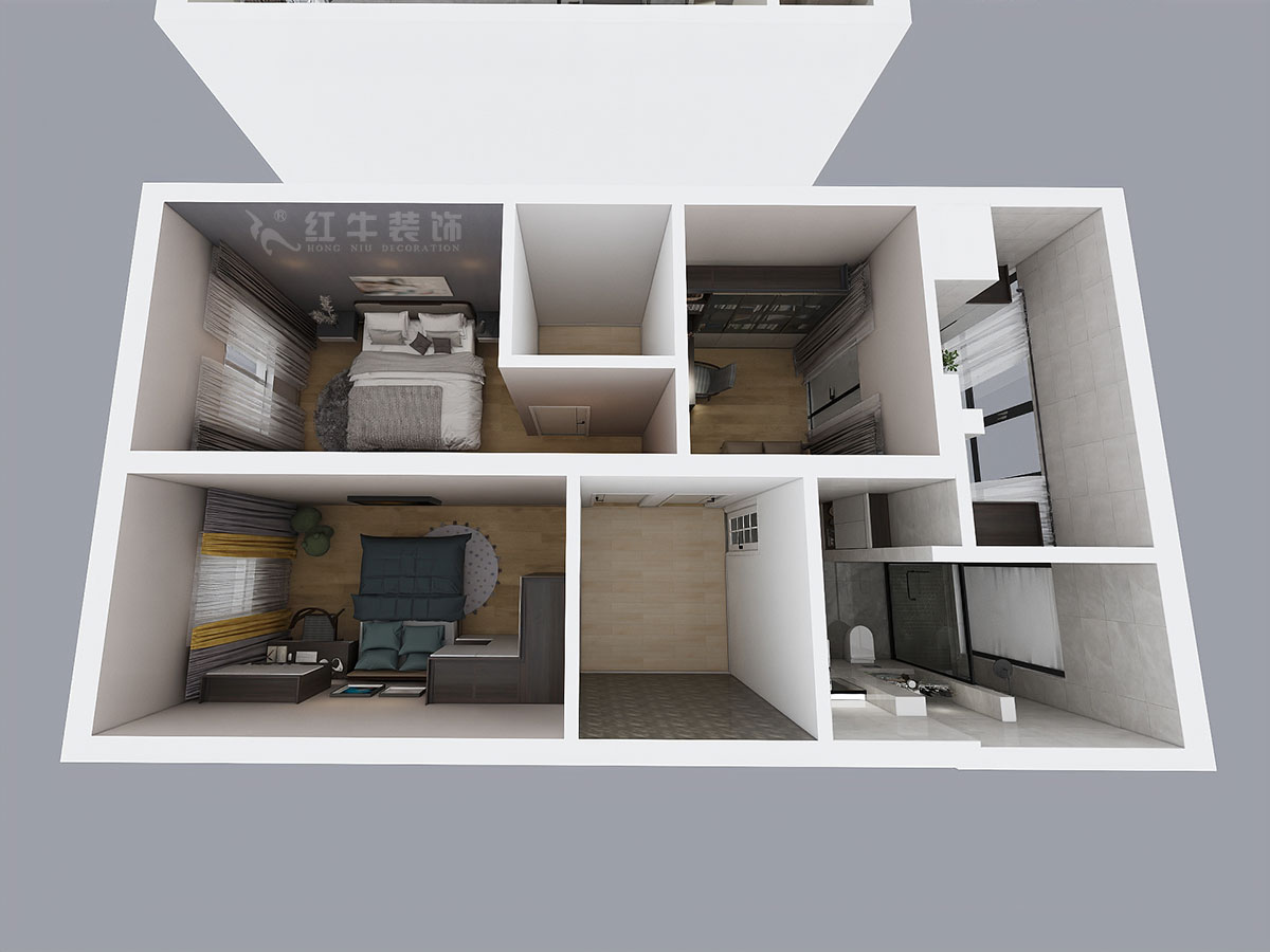 郭志成｜銀城千花溪3-505-130㎡-現(xiàn)代簡約風格｜3室2廳2衛(wèi)｜新房裝修｜定制家￥195986｜全包19