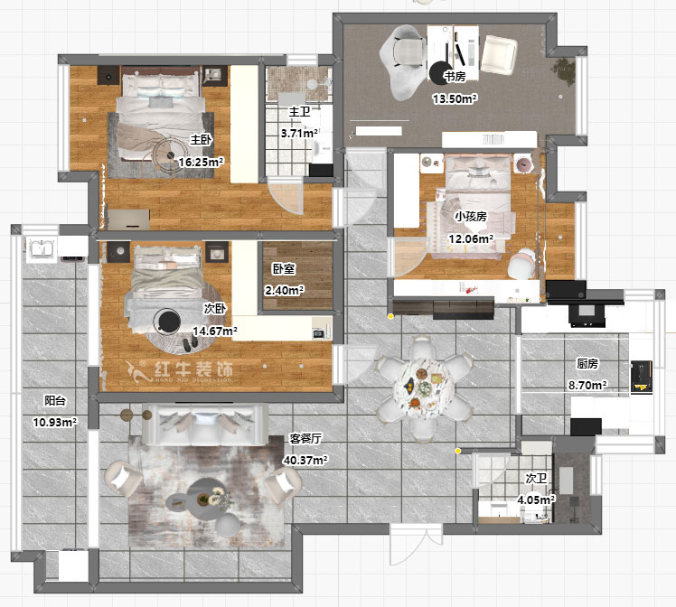 賈庭｜愛濤翠湖花園1-404-142㎡-現(xiàn)代風格｜4室2廳1廚2衛(wèi)｜老房裝修｜定制家￥188000｜全包18