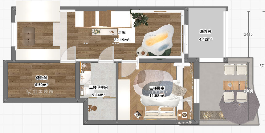 劉萍萍｜民佳園10-1-702-75+50㎡-奶油風｜3室2廳2衛(wèi)｜老房裝修｜定制家｜全包20