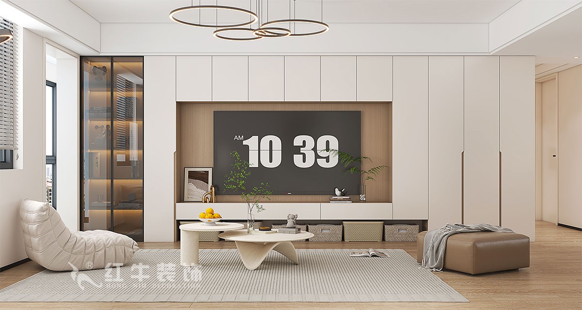 南京135㎡融僑中央花園裝修，邂逅簡(jiǎn)約內(nèi)斂的舒適生活