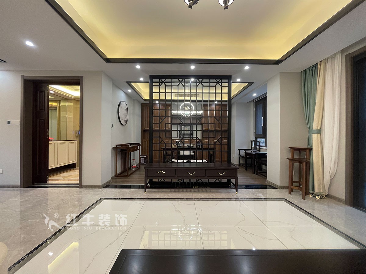 實景案例｜南京明發(fā)香山郡140㎡新中式風(fēng)格裝修，東方美學(xué)拿捏
