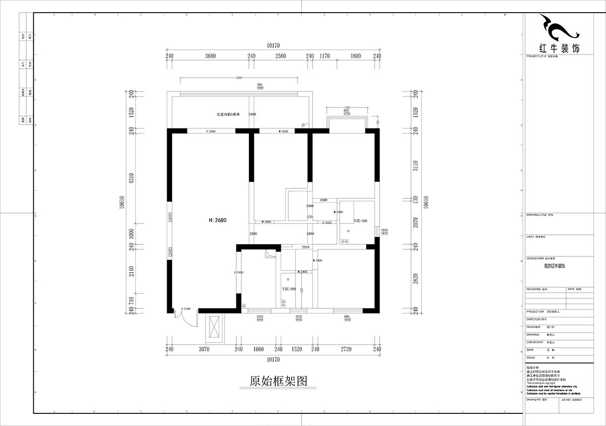 孟憲濤｜金浦御龍灣-I區(qū)3-1-204-120㎡-簡(jiǎn)約風(fēng)格｜3室2廳2衛(wèi)｜新房裝修｜定制家｜全包16萬(wàn)｜00_01原始框架圖